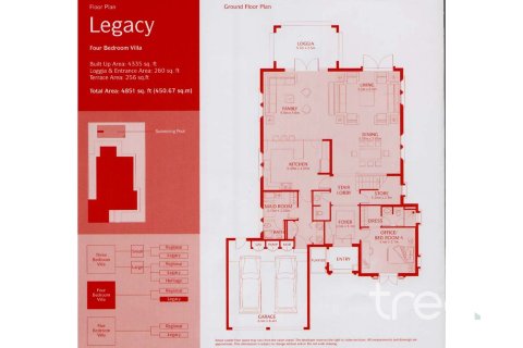 Villa en alquiler en Jumeirah Park, Dubai, EAU 4 dormitorios, 402.73 m2 № 753749 - foto 14