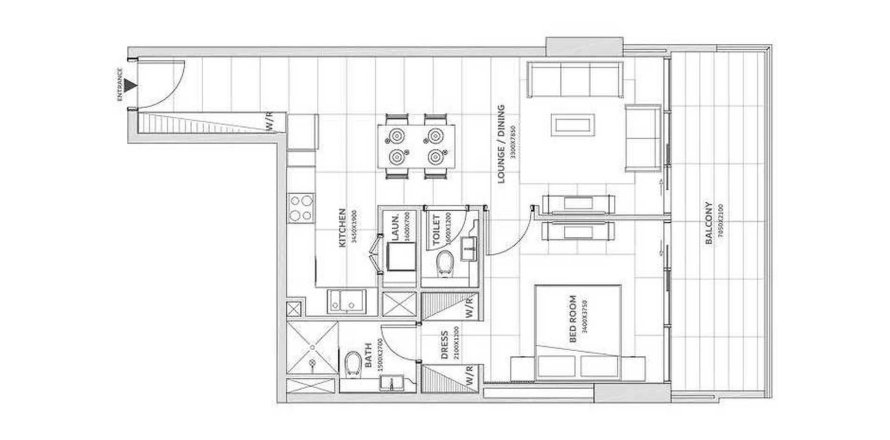 Apartment in Solanki One in Dubai, UAE 1 bedroom, 72.71 sq.m. № 714831