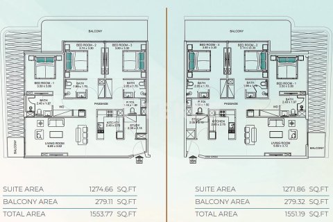 דירה למכירה ב Dubai, איחוד האמירויות  3 חדרי שינה, 137 מ"ר, מספר 692024 - תמונה 25