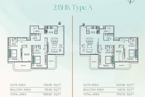 דירה למכירה ב Dubai, איחוד האמירויות  2 חדרי שינה, 123 מ"ר, מספר 692023 - תמונה 22