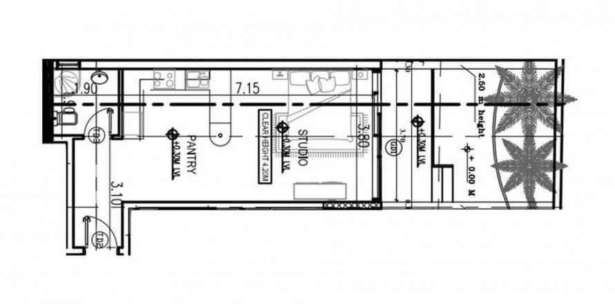 Пәтер Dugasta Warsan, International City, Дубай, БАӘ-да 60.92 м² № 564923