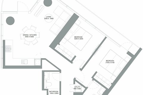 Apartament në Sobha Solis Tower C në Motor City, Dubai, Emiratet e Bashkuara Arabe 2 dhoma gjumi, 104.46 m2. № 575756 - Foto 2