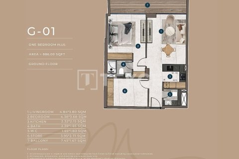 Leilighet til salgs i Jumeirah Village Circle, Dubai, Emiratene 2 soverom, 140 kvm Nr. 693894 - Foto 13