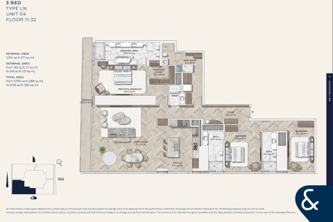 Müüa korter asukohaga Al Wasl, Dubai, AÜE: 3 magamistoaga, 289 m² Nr 666522 - pilt 7
