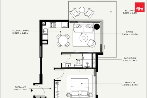 Dubai, BAE’de satılık daire 1 yatak odası, 67 m&sup2; No 723070 - fotoğraf 10