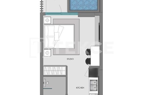 Apartament de vânzare în Arjan, Dubai, EAU 1 cameră, 42 mp.  №730886 - poză 13