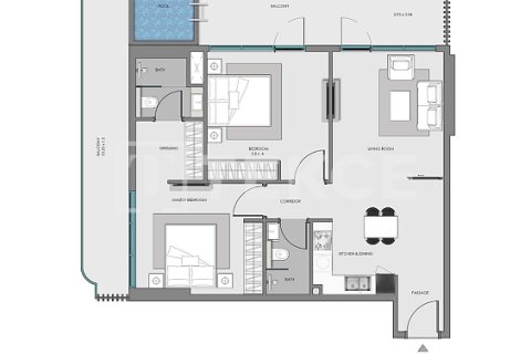 Apartament de vânzare în Arjan, Dubai, EAU 1 cameră, 42 mp.  №730886 - poză 21