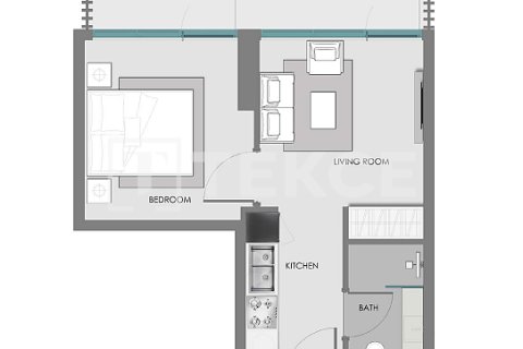 Apartament de vânzare în Arjan, Dubai, EAU 1 cameră, 42 mp.  №730886 - poză 20