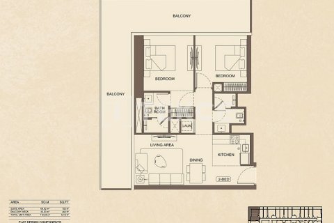 Apartemen di Majan, Dubai, UEA 1 ruangan, 35 m2 nomor 730881 - foto 30