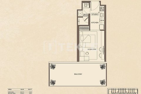 Apartemen di Majan, Dubai, UEA 1 ruangan, 35 m2 nomor 730881 - foto 24