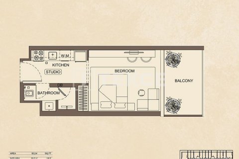 Apartemen di Majan, Dubai, UEA 1 ruangan, 35 m2 nomor 730881 - foto 25