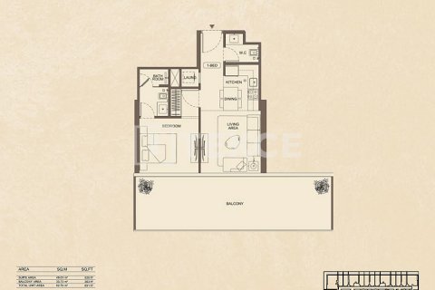 Apartemen di Majan, Dubai, UEA 1 ruangan, 35 m2 nomor 730881 - foto 27