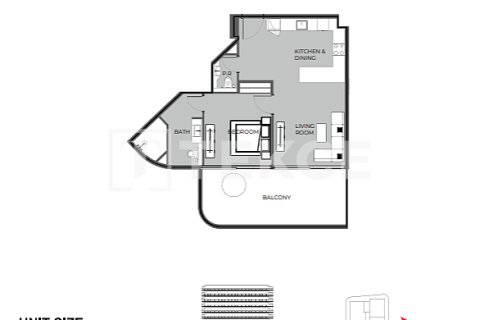 Пәтер Dubai Land, Дубай, БАӘ-да 1 бөлме, 41 м² № 730883 - фото 19