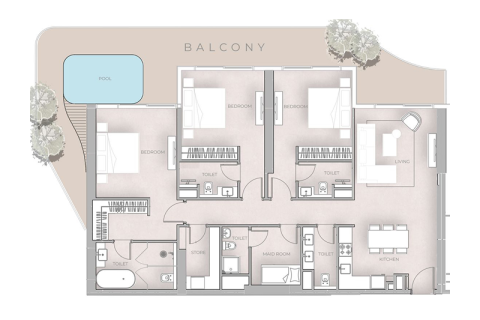 Appartement te koop in Motor City, Dubai, VAE 1 kamer, 38 vr.m., nr 732741 - foto 7