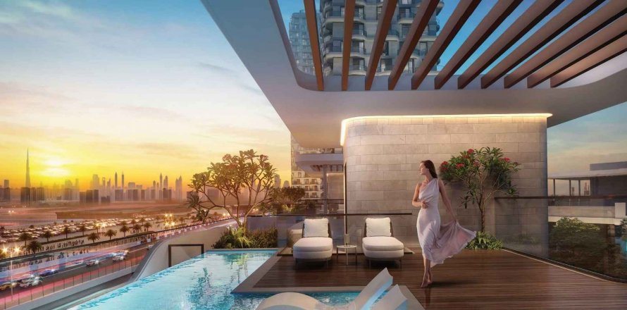 阿联酋 Dubai Motor City 公寓 3 卧, 151.34 平方米 , 编号 611468