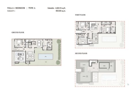 Vila u gradu Dubai, UAE 4 spavaće sobe, 463.68 m2 Br. 733114 - Slika 10