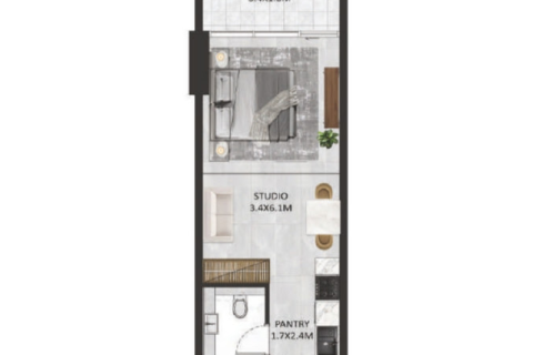 Apartamento para venda em Jumeirah Village Circle, Dubai, EAU 1 quarto, 39 m2 № 732729 - foto 4
