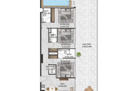 Apartamento para venda em Jumeirah Village Circle, Dubai, EAU 1 quarto, 39 m2 № 732729 - foto 7