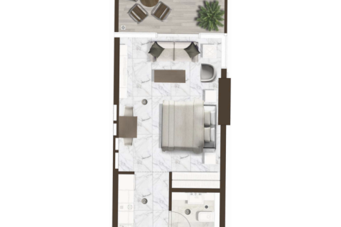 Appartamento in vendita a Business Bay, Dubai, EAU 1 camera, 39 mq. № 732732 - foto 8