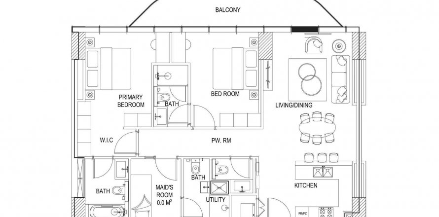 Byt v Parkway v Nadd Al Sheba, Dubai, SAE 2 ložnice, 116.96 m² Č.: 547499