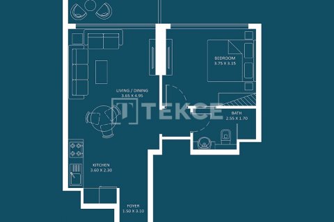 Byt v Dubai Silicon Oasis, SAE 1 pokoj, 35 m² Č.: 578414 - fotografie 20