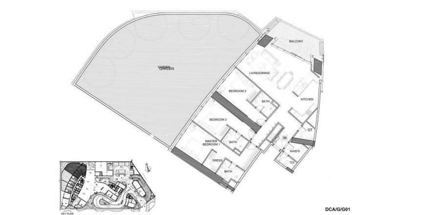 Apartment sa SAFA ONE sa Al Safa, Dubai, UAE 3 silid-tulugan, 425.57 sq.m. № 294952