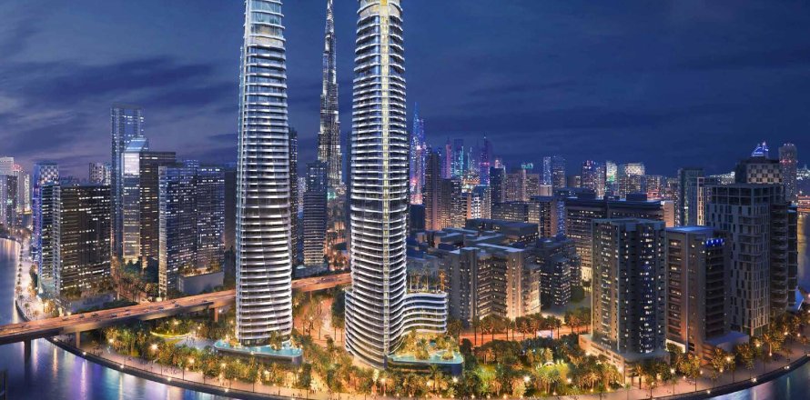Квартира в CANAL HEIGHTS в Бизнес-Бэй, Дубай, ОАЕ 44м2 № 734516