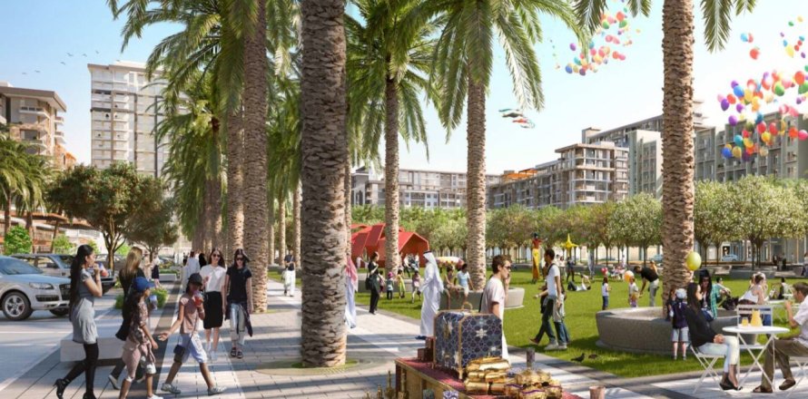 Apartmen di Town Square, Dubai, UAE 2 bilik tidur, 102 meter persegi № 715205