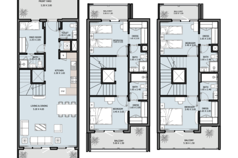 Apartment on the Yas Island, Abu Dhabi, UAE 1 room, 42 sq.m. № 732803 - photo 12