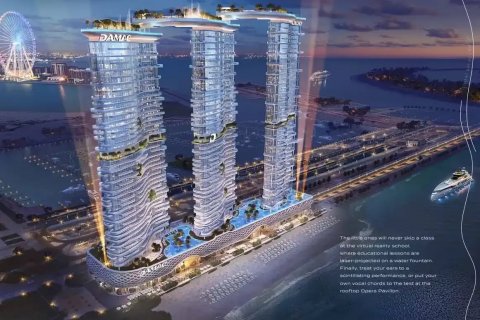 Apartament në DAMAC BAY 2 në Dubai, Emiratet e Bashkuara Arabe 2 dhoma gjumi, 928 m2. № 632593 - Foto 4