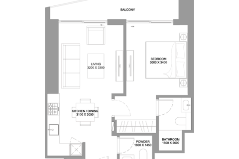 Apartman u gradu Discovery Gardens, Dubai, UAE 1 spavaća soba, 46 m2 Br. 689722 - Slika 6