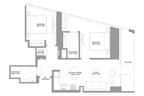 Apartman u gradu Discovery Gardens, Dubai, UAE 1 spavaća soba, 46 m2 Br. 689722 - Slika 7