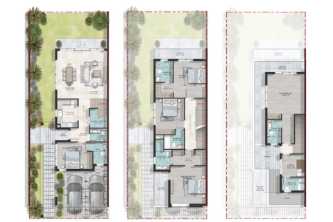 Dubai Land, Dubai, संयुक्त अरब अमीरात में टाउनहाउस, 4 बेडरूम, 217 वर्ग मीटर, संख्या 689723 - फ़ोटो 4