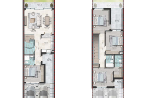 Dubai Land, Dubai, संयुक्त अरब अमीरात में टाउनहाउस, 4 बेडरूम, 217 वर्ग मीटर, संख्या 689723 - फ़ोटो 3