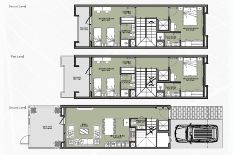 Dubai Land, Dubai, संयुक्त अरब अमीरात में टाउनहाउस, 2 बेडरूम, 101 वर्ग मीटर, संख्या 689727 - फ़ोटो 5