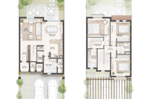 Řadový dům v Mohamed Bin Zayed City, Abu Dhabi, SAE 2 ložnice, 121 m² Č.: 689728 - fotografie 10