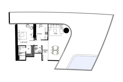 Lakás itt: Al Barsha, Dubai, EAE, 1 szoba, 42 m², azonosító: 732442 - fénykép 8