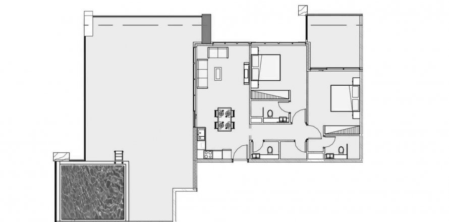Byt v SAMANA Manhattan 2 v Jumeirah Village Circle, Dubai, SAE 2 ložnice, 209.46 m² Č.: 346925