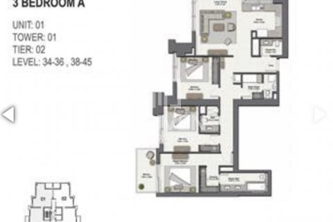 Apartmen di Dubai Marina, UAE 3 bilik tidur, 166 meter persegi № 602214 - foto 19