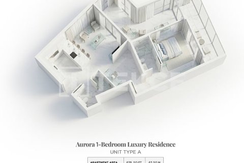 Купить квартиру в Рас-эль-Хайма, ОАЭ 2 комнаты, 53м2, № 710609 - фото 22