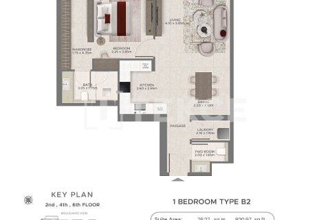 Apartemen di Dubai, UEA 2 kamar tidur, 101 m2 nomor 717866 - foto 6