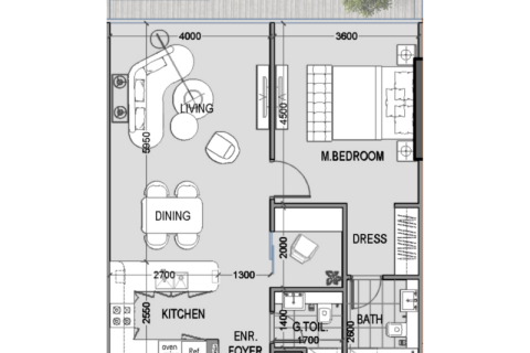 Apartman u gradu Dubai, UAE 1 spavaća soba, 79 m2 Br. 689784 - Slika 4