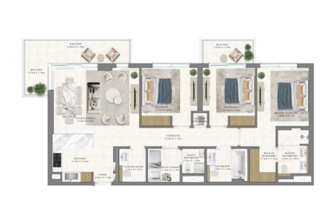 Lakás itt: Dubai Hills Estate, EAE, 1 hálószoba, 67 m², azonosító: 689788 - fénykép 5