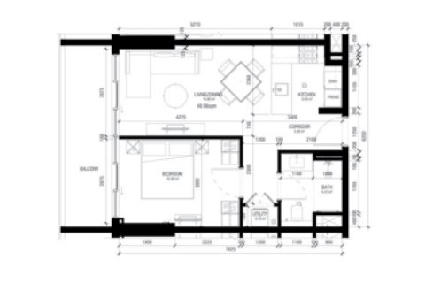 Huoneisto Business Bay, Dubai, Arabiemiraatit 60 m2 № 689787 - kuva 8