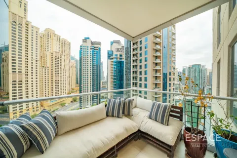 آپارتمان برای اجاره در Dubai Marina، Dubai، امارات متحده عربی 2 خوابه ، 125 متر مربع ، شماره 738389 - تصویر 1