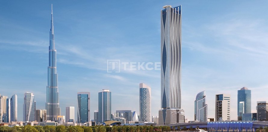 阿联酋 Dubai Business Bay 公寓 2 卧, 104 平方米 , 编号 556544