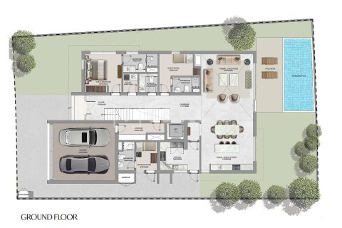 Vilë në Abu Dhabi, Emiratet e Bashkuara Arabe 4 dhoma gjumi, 401 m2. № 706234 - Foto 16