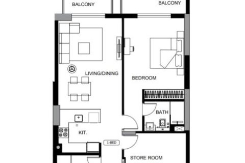 Купити квартиру в Джумейра Вилладж Серкл, Дубай, ОАЕ 38м2, № 728515 - фото 10