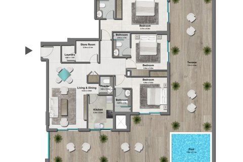 Apartament de vânzare în Al Furjan, Dubai, EAU 1 dormitor, 76 mp.  №728504 - poză 27