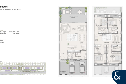 خانه شهری برای فروش در Jumeirah Golf Estates، Dubai، امارات متحده عربی 4 خوابه ، 393 متر مربع ، شماره 666670 - تصویر 12